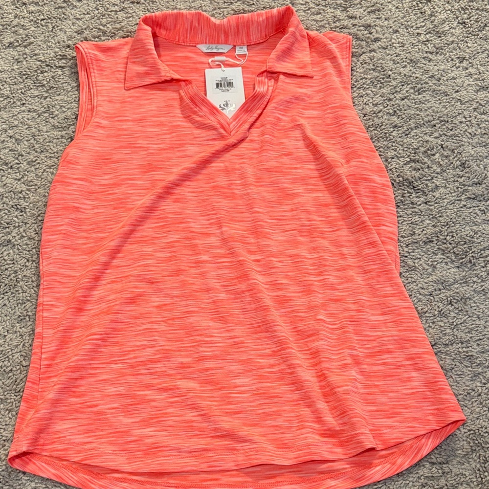 Lady Hagen Women's Sleeveless Orange Tank Top